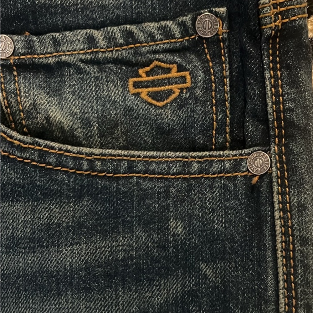 Harley Davidson brushed denim jeans